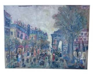 Original Abstract Arch dTriumph Painting