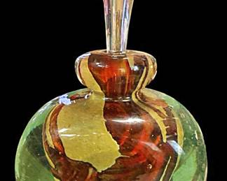 Signed Mdina Art Glass Vase