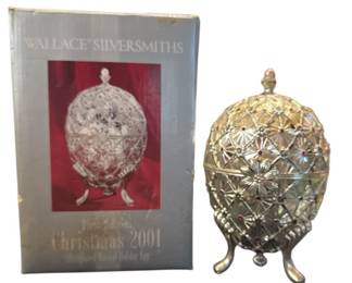 Wallace Silversmiths SP Holiday Egg