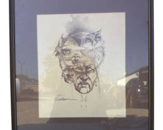 Original Connie Seabourn Pencil Artwork