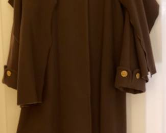 80's wool coat M/L