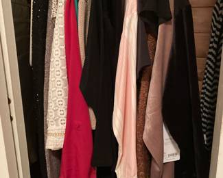 All women's clothing 90's to early 2000's great condition mostly medium. Chico's rules!