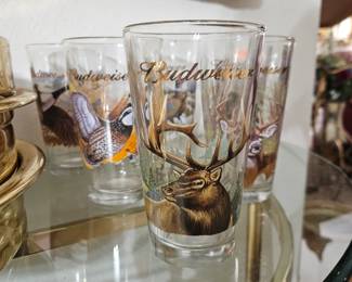 Set of 8 Budweiser Glasses
