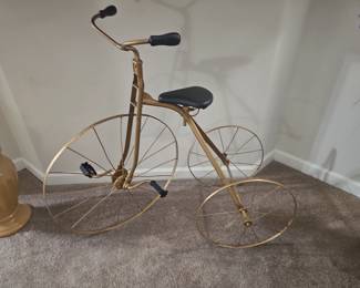 I called it a bicycle earlier, but I just realized that its a tricycle... so instead of going back and fixing my mistake, I'll just let you all know that I realized it, and we can all agree not to speak of this again.  