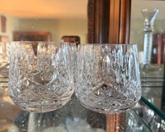 Waterford roly-poly crystal Lismore tumblers