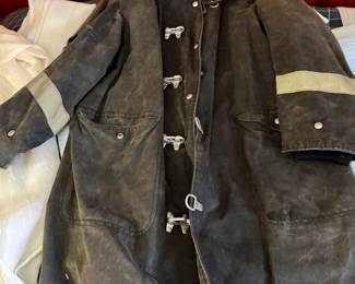 Vintage Autgentic Fireman’s Coat By Globe Manuf.