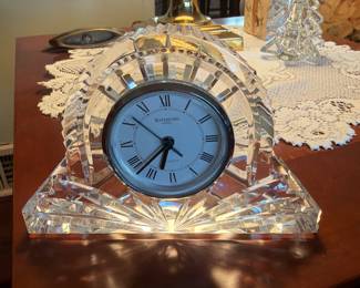 Waterford table clock