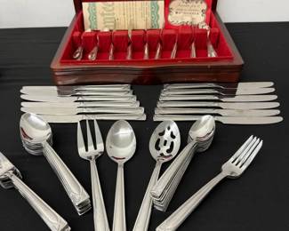 Wm. Rogers Silverplate And Pfaltzgraff Stainless Cutlery Sets