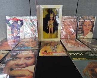 New Ingenue Vintage Womans Magazines Las Vegad Style Showgirl Collectible Doll