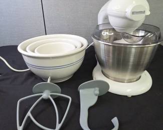 Kenmore Elite Ovation Stand Mixer Gibson Mixing serving Bowls