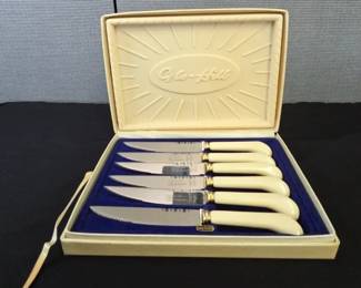 Glo Hill Gold Plated Knife Set