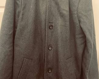 Kenneth Cole Mens Wool Blend Car Coat