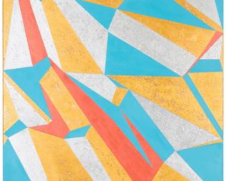 220
Graciela Nardi
(1946-2020, Argentinian)
Untitled abstract, 2017
Acrylic on canvas
Signed and dated verso: G Nardi / 10.17.17
30" H x 24" W
Estimate: $300 - $500