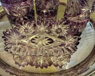 Amethyst Bohemian Crystal 