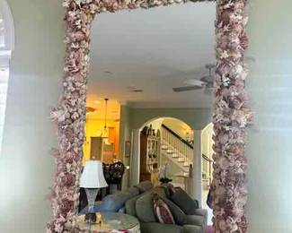 Shell Encrusted Mirror