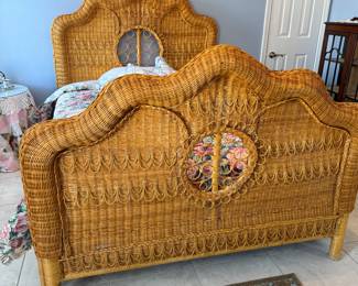 Fabulous Queen Wicker Bed 