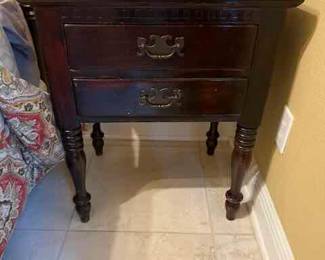 2 drawer bedside table 
