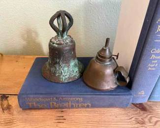 Bronze antique Bell with the date 1811 on the front 