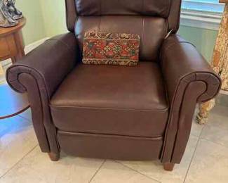 Pair of new Leather recliners 