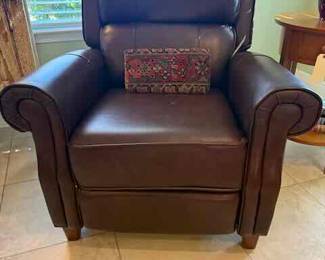 Pair of New Leather Recliners 