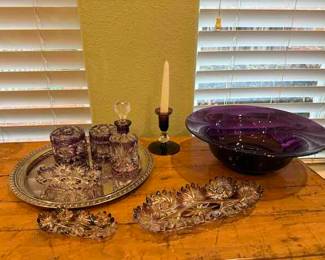 Amethyst Bohemian Crystal 