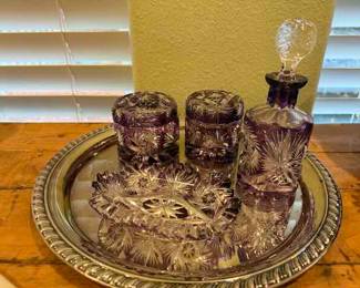 Amethyst Bohemian Crystal 