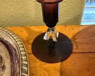 Amethyst Candle holder
