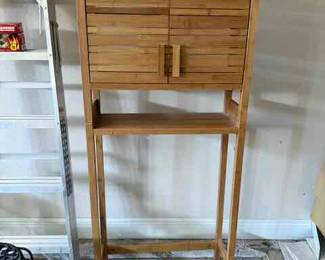 Over the toilet storage shelf