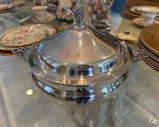 Silver plate serving Dish 
