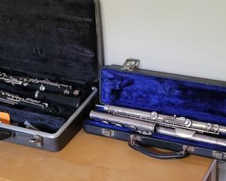 Vintage oboe & flute