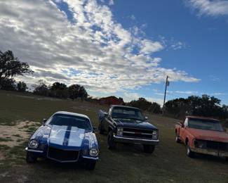 3 of the 4 vehicles showing.    ALL CARS ARE AVAILABLE FOR PRE-SALE.   