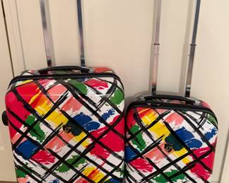 Heys hard sided spinner suitcase and carryon luggage