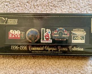 1896-1996 Centennial Olympic Games Lapel Pin Collection for the Atlanta 1996 Summer Olympics