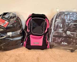Cross Gear, Ogio and Lug backpacks