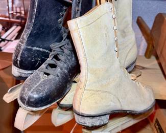 Vintage ice skates