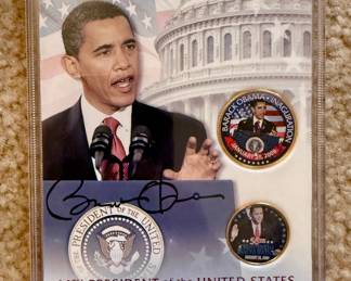 Commemorative Presidential Inauguration Barack Obama coin set