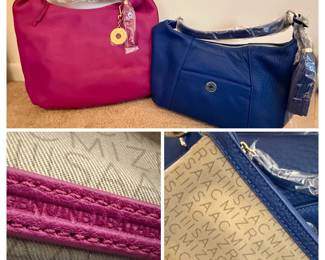 Isaac Mizrahi pink and blue leather purses (NWT)