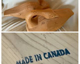 Hand carved wood ducks from Canada