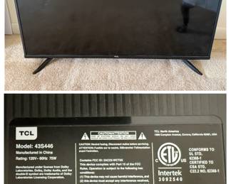 TCL 43" TV