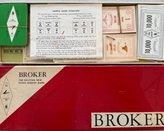 Vintage Broker board game