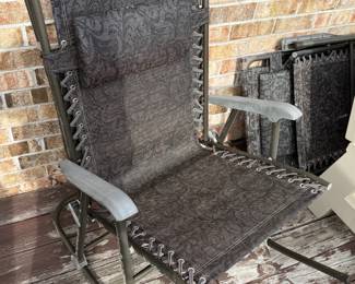 Folding rocking chairs (2)