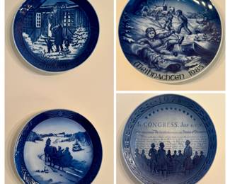 Royal Copenhagen Denmark and Bareuther Waldsassen Bavaria Germany collector plates (more available)