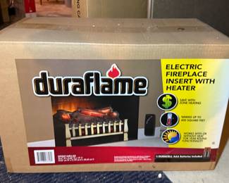 Duraflame Electric Fireplace Insert with Heater (new in box)