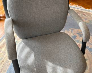 Grey fabric task chair
