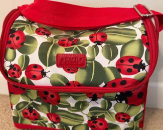 Sachi ladybug insulate picnic bag with containers