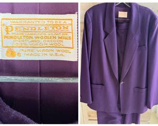 Purple "Pendleton" Ladies Suit