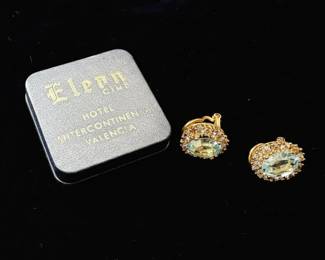 Vintage Hotel Intercontinental Valencia Earrings