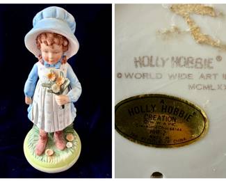 Holly Hobbie "Blue Girl" Porcelain Figurine