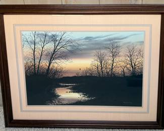 Matted/Framed "Cry of the Wilderness" ORIGINAL Art by Robert A. Tino