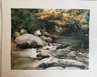 Art of an Autumn Brook by Randy Wolfe (#264/500)